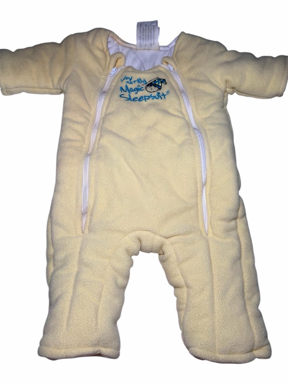 Magicsuit Soft Yellow Fleece Sleep Suit with Double Zips